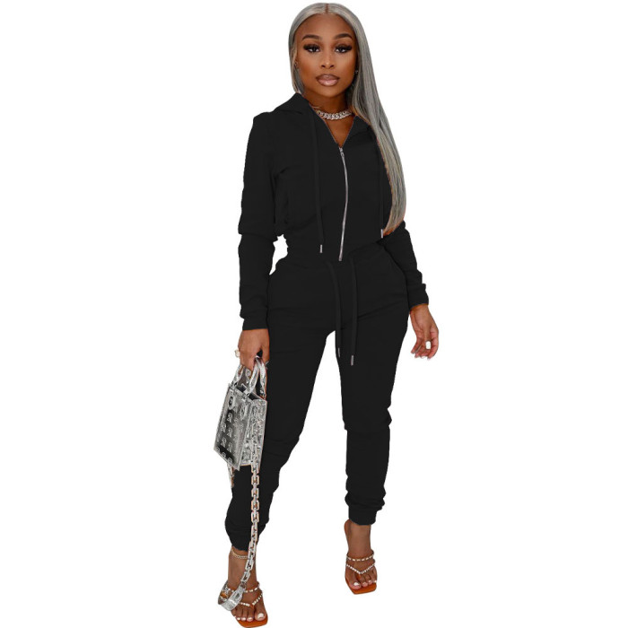 athletic hoodies and jogger pant 2 piece sweatsuit