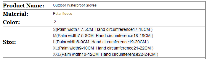 Outdoor Waterproof Gloves Winter Full Finger Zipper Touch Screen Men And Women Windproof Glove
