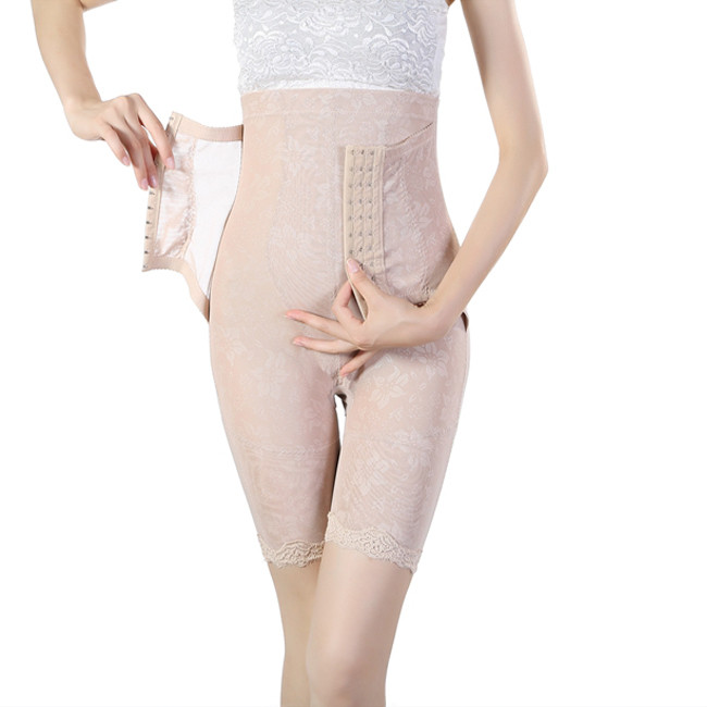 Bandage Adjustable Boyshorts High Waist Butt Lift Shaper  LE7061-2