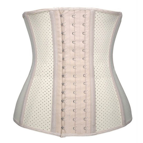 LE1001-2 Rubber Waist Training 9 Steel Bone Corset Bustiers