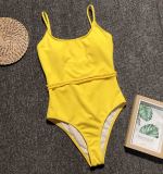 One-Piece Straps Simple Swimwear