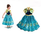 LE8812 Frozen snow Kid dress
