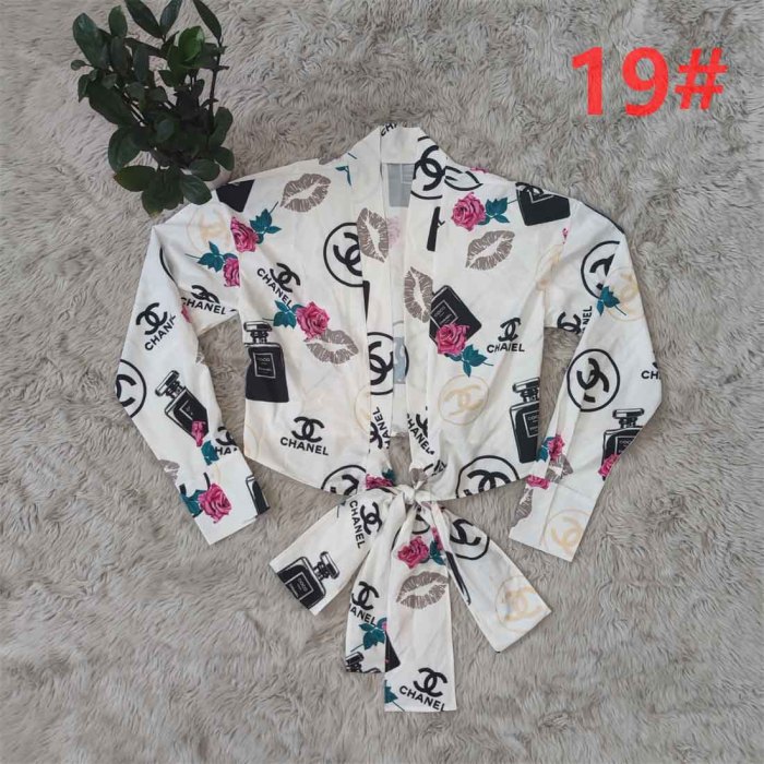 Fashionable Casual Personality Knotted Shirt
