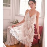 Eyelash Lace Babydoll Set