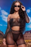 Hot diamond Fishing Net Suit