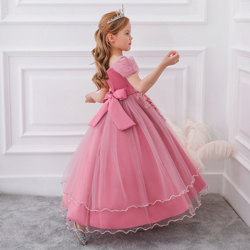 Children's Long Puffy Princess Dress