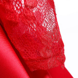 Girls Suspender Lace Stain Princess Dress