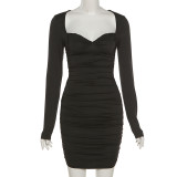 Sexy Ruffle Bandage Bodycon Mini Dress