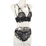 Women Sexy Lace Bralette See-Through Underwear