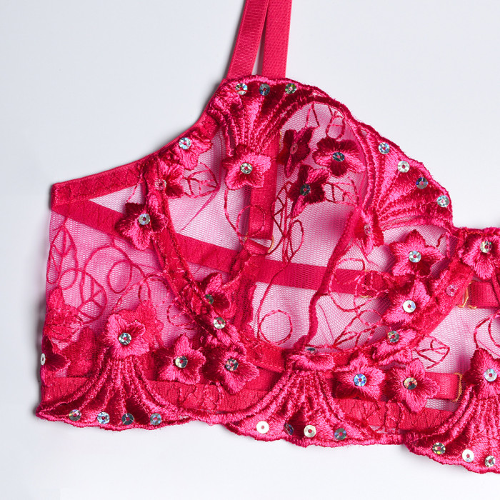 Sexy Lingerie Women Intimates Embroidered Lace Erotic Underwear Sleepwear