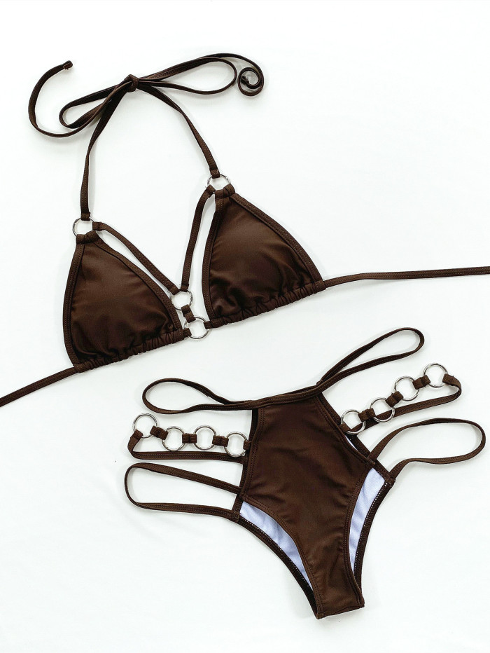 Global High Waist String women Bikini Swimwear