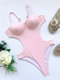 Push Up Backless One Piece Swimwear