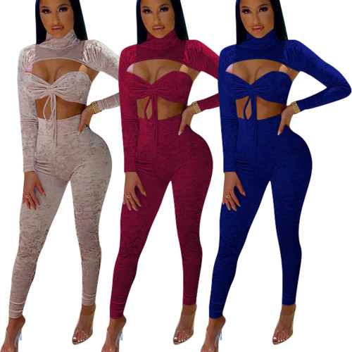 Velvet Sexy 3 Piece Loungwear Set