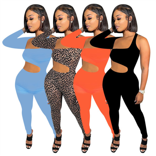 Cut Out Slim Fit Sexy Bodycon Jumpsuit