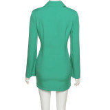 Long Sleeved Lace Up Casual Fashion temperament Suit