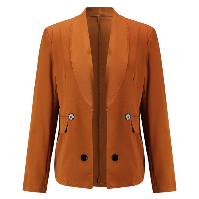 Plaid Business Suit Women Blazer Jacket