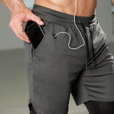 Men Sport Running Shorts Men 2 In 1 Sportswear Quick Dry Compression Legging Fitness Workout Training Jogging Pant