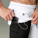 Men Sport Running Shorts Men 2 In 1 Sportswear Quick Dry Compression Legging Fitness Workout Training Jogging Pant
