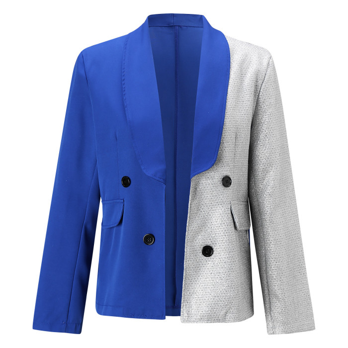 Plaid Business Suit Women Blazer Jacket