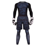 3 Pcs High Elastic Men's Leisure Sports Suit