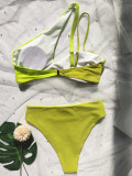 Sexy One Pieces Strappy Cutout Swim Suit