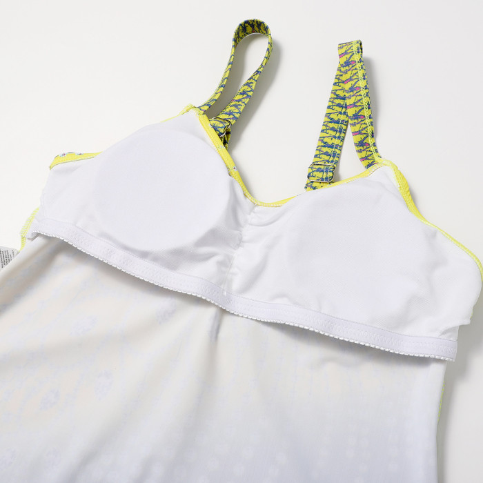 Plus Size Two Pieces Swimsuit Tankini Women Diamond Printed Swimwear