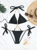 Diamond Crystal Bikini 2 Piece Swimsuit