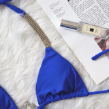Diamond Triangle Bikini Halter Swimsuits