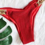 Gold Diamond Chain Swimsuit