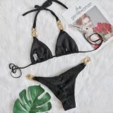 Gold Diamond Chain Swimsuit