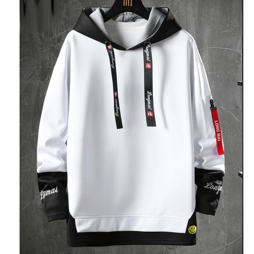Men's Two Color Stitched Hoodie