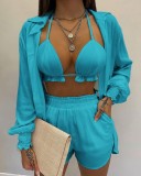 Summer Solid Print 3-Piece Set