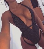 High Cut One Piece Swimming Bathingsuit