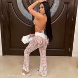 Sexy Bra Top 2 Piece Pant Set