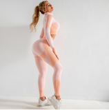 Seamless Yoga Set 3Pcs Gym Fitness Clothing Women Yoga Suit Sportswear Female Workout Leggings Top Sport Clothes Training Suit