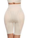 Body Shaping Pants With Sponge Pad and Waistband Buckle