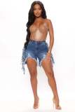 Tassel Denim Trousers Jean Short