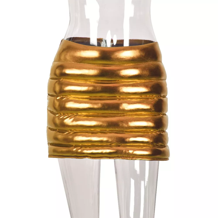 IHOOV lovely Fashion Bubble Mini Skirt