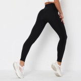 High Waist Tight Hip Lifting Solid Color Outdoor Running Pants