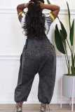 Wide Leg Denim Slacks