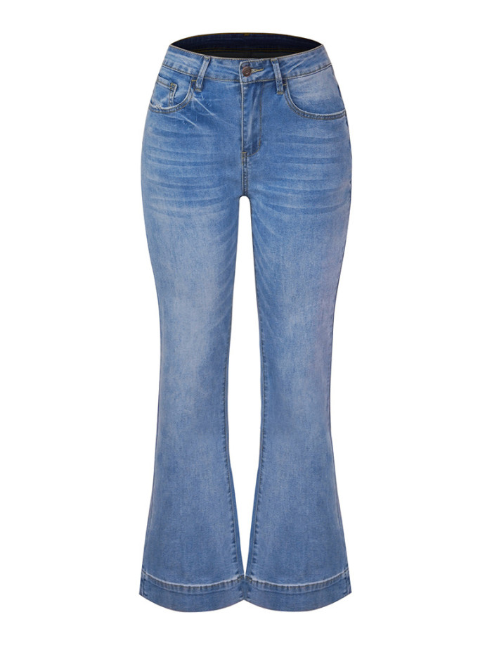 IHOOV Vintage Casual Flared Jeans