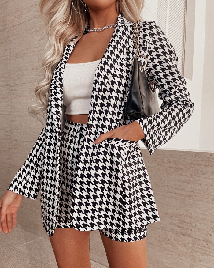 Blazer And Shorts 2 Piece Suit