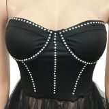 Club Party Mesh Bubble Skirt
