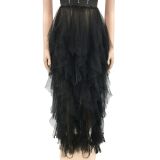 Club Party Mesh Bubble Skirt