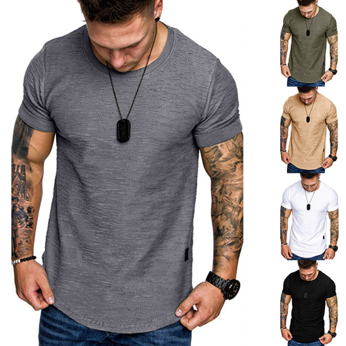 Men's Sports Casual Round Neck T-shirt