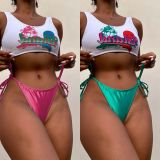 IHOOV Printed Top Swimsuit Bikini