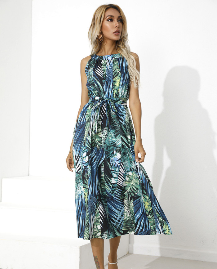 Bohemian Style Sleeveless Maxi Sun Dresses