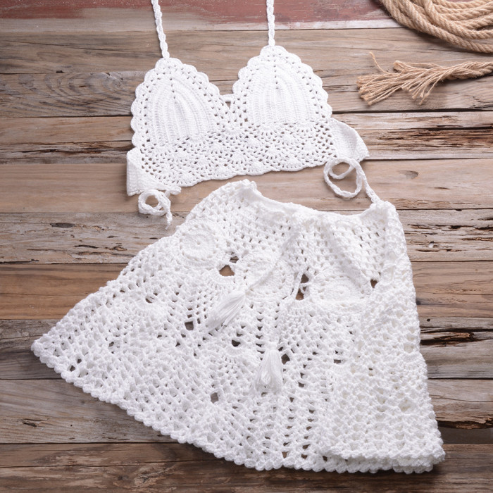 Crochet Bikini Cover Up Beach Wear