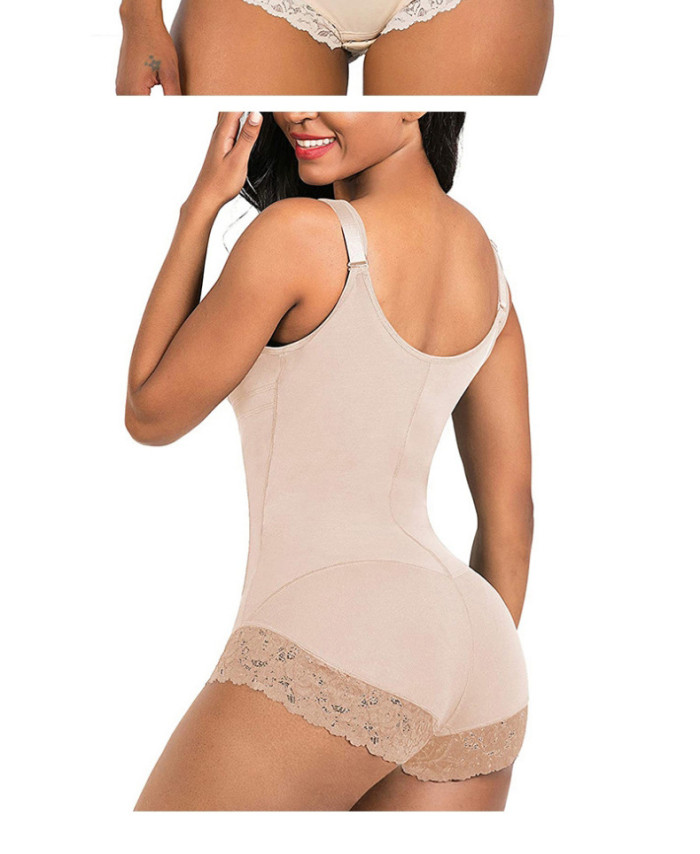 Fajas Colombianas Sale Shapewear for Women Tummy Control Body Shaper Zipper Open Bust Bodysuit