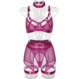 Interwoven Bra Soft Net Sexy Underwear
